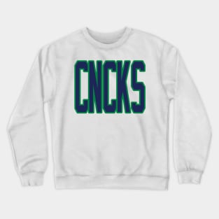 Vancouver LYFE CNCKS I'd like to buy a vowel! Crewneck Sweatshirt